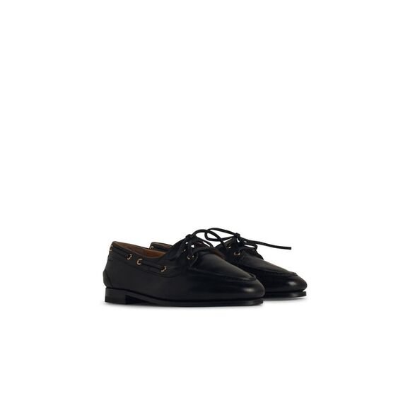 Bally 'Pathy' Black Leather Loafers Women